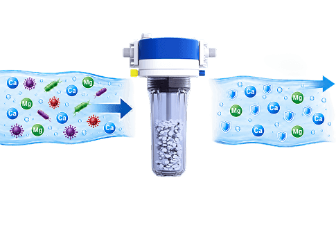 Water line treated by Sensiblue