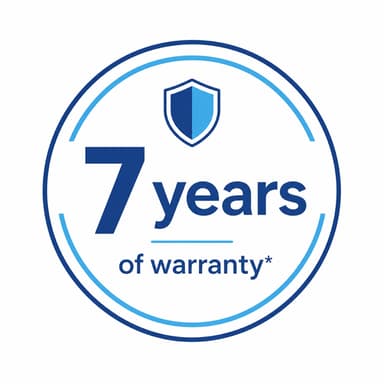 7 years of warranty
