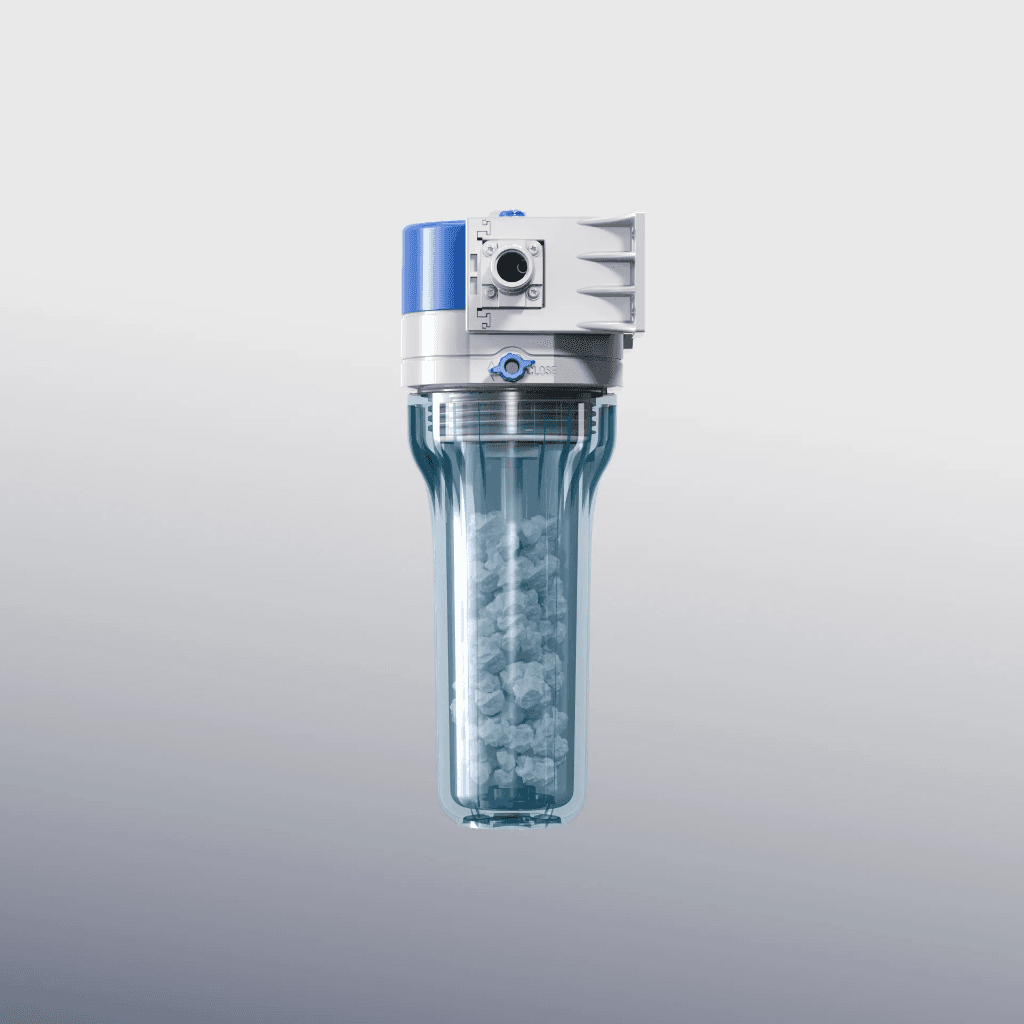 Sensiblue S4 right profile view outlet